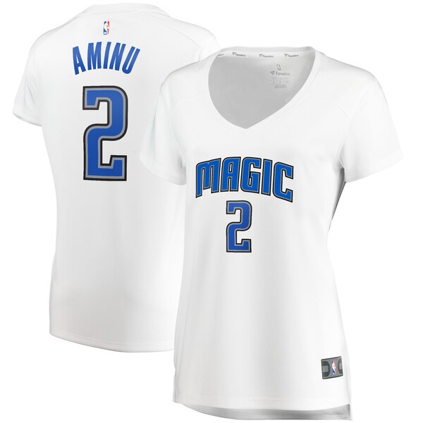 Camiseta Al-Farouq Aminu 2 Orlando Magic association edition Blanco Mujer