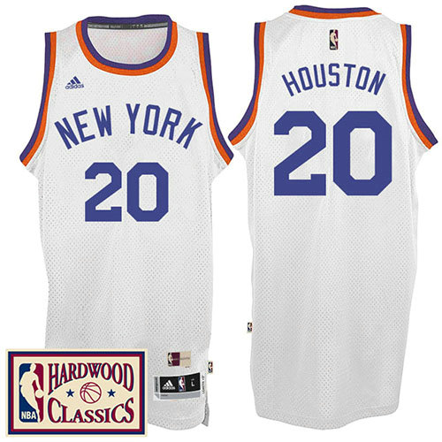 Camiseta Allan Houston 20 New York Knicks Retro Blanco Hombre