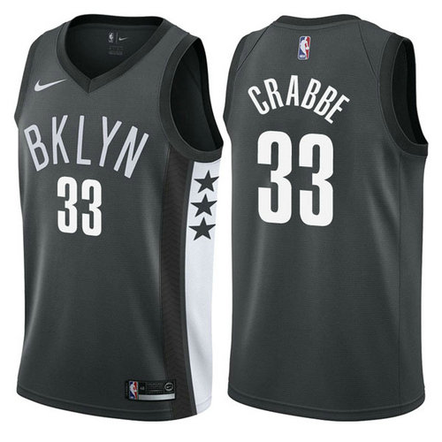 Camiseta Allen Crabbe 33 Brooklyn Nets 2018-2019 negro Hombre