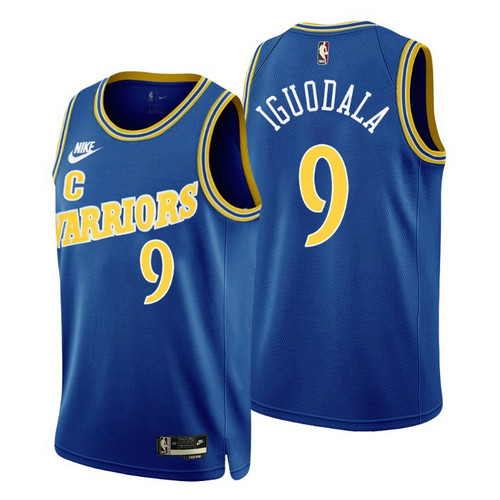 Camiseta Andre Iguodala 9 Golden State Warriors 2022-2023 Classic Edition real Hombre