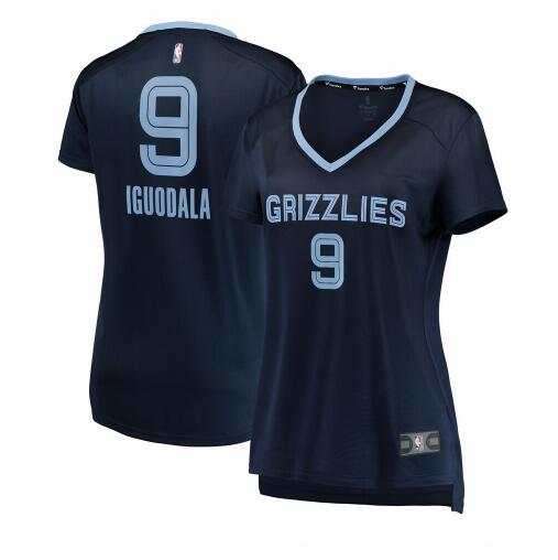 Camiseta Andre Iguodala 9 Memphis Grizzlies icon edition Armada Mujer