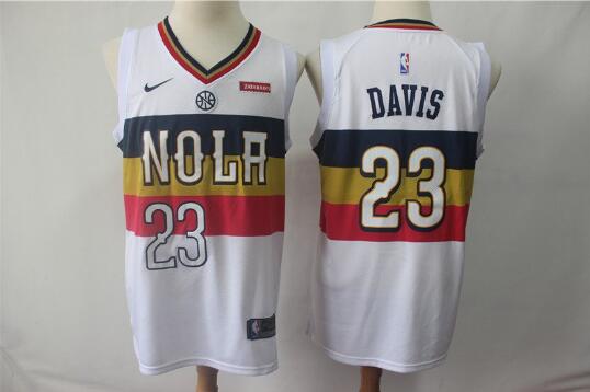 Camiseta Anthony Davis 23 New Orleans Pelicans Earned Edition blanco Hombre