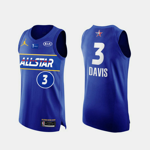 Camiseta Anthony Davis 3 All Star 2021 azul Hombre
