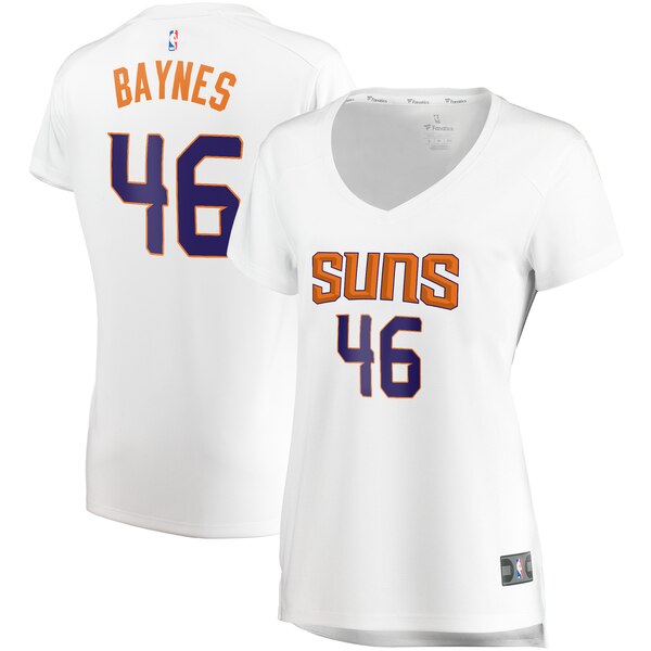 Camiseta Aron Baynes 46 Phoenix Suns association edition Blanco Mujer