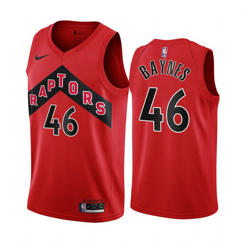 Camiseta Aron Baynes 46 Toronto Raptors 2020-21 Icon Rojo Hombre