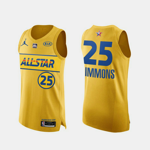 Camiseta Ben Simmons 25 All Star 2021 oro Hombre