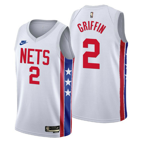 Camiseta Blake Griffin 2 Brooklyn Nets 2022-2023 Classic Edition blanco Hombre