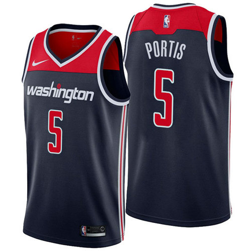 Camiseta Bobby Portis 5 Washington Wizards 2018-19 azul Hombre