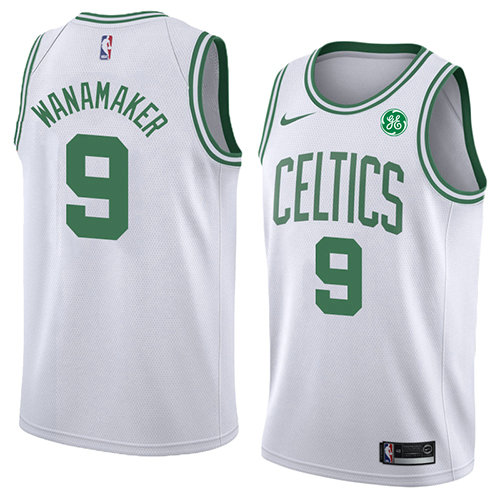 Camiseta Brad Wanamaker 9 Boston Celtics Association 2018 Blanco Hombre