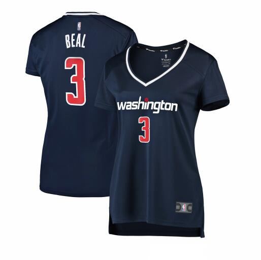 Camiseta Bradley Beal 3 Washington Wizards statement edition Armada Mujer