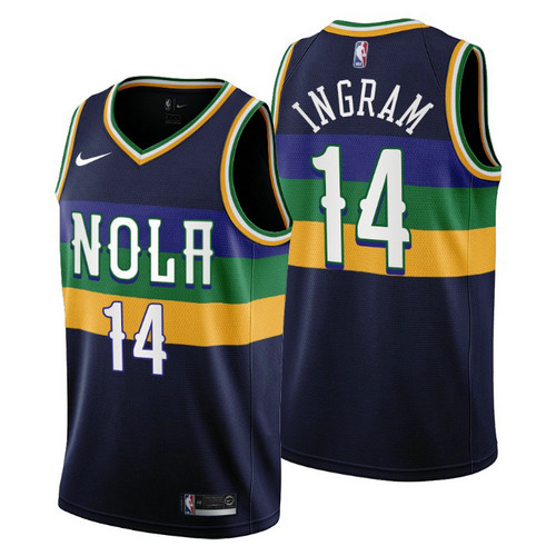 Camiseta Brandon Ingram 14 New Orleans Pelicans 2022-2023 City Edition Armada Hombre