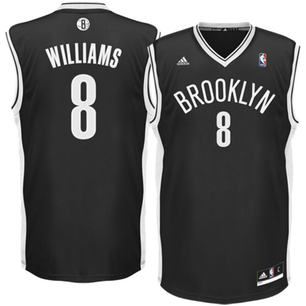 Camiseta Deron Williams 8 Brooklyn Nets 2019 Negro Hombre