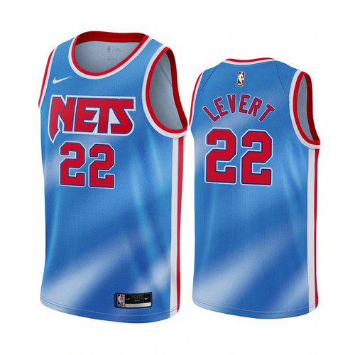 Camiseta Caris LeVert 22 Brooklyn Nets 2020-21 Classic Edition Azul Hombre
