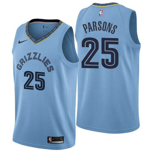 Camiseta Chandler Parsons 25 Memphis Grizzlies 2018-2019 azul Hombre