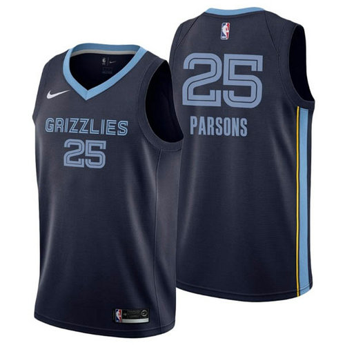 Camiseta Chandler Parsons 25 Memphis Grizzlies nike azul Hombre