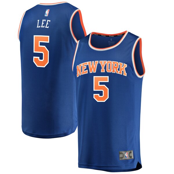 Camiseta Courtney Lee 5 New York Knicks icon edition Azul Hombre