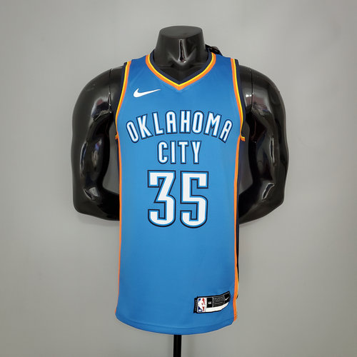 Camiseta DURANT 35 Oklahoma City Thunder Azul Hombre