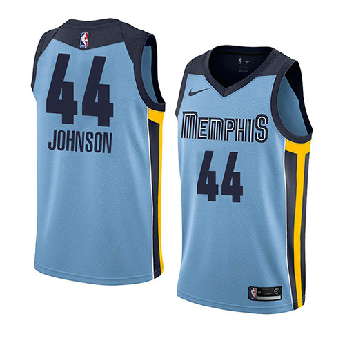 Camiseta Dakari Johnson 44 Memphis Grizzlies Statement 2018 Azul Hombre