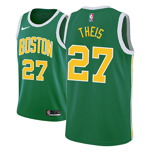 Camiseta Daniel Theis 27 Boston Celtics Earned 2018-19 Verde Hombre