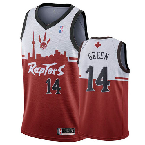 Camiseta Danny Green 14 Toronto Raptors 2019-2020 blanca Hombre