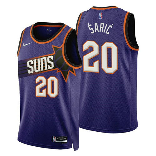 Camiseta Dario Saric 20 Phoenix Suns 2022-2023 Icon Edition púrpura Hombre