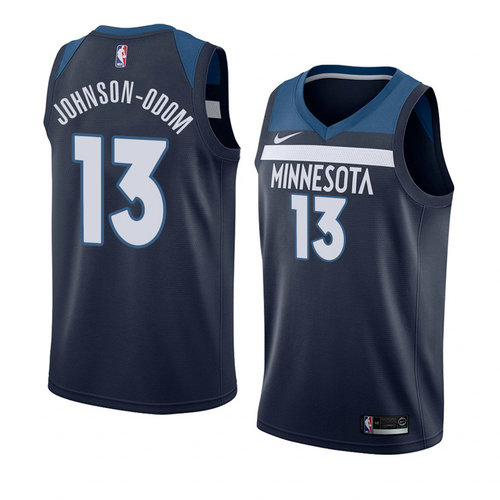 Camiseta Darius Johnson-odom 13 Minnesota Timberwolves Icon 2018 Azul Hombre