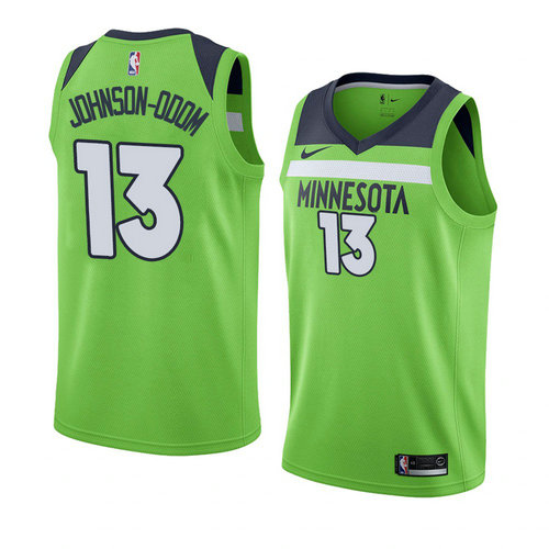 Camiseta Darius Johnson-odom 13 Minnesota Timberwolves Statement 2018 Verde Hombre