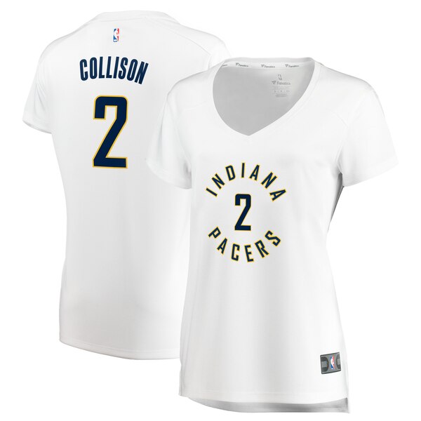 Camiseta Darren Collison 2 Indiana Pacers association edition Blanco Mujer