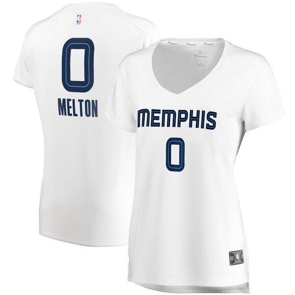 Camiseta De'Anthony Melton 0 Memphis Grizzlies association edition Blanco Mujer