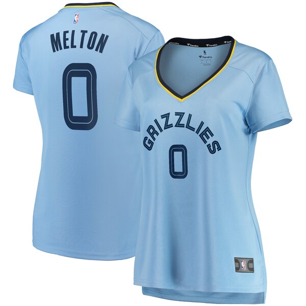 Camiseta De'Anthony Melton 0 Memphis Grizzlies statement edition Azul Mujer