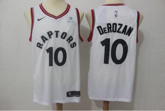 Camiseta Demar Derozan 10 Toronto Raptors blanco Hombre