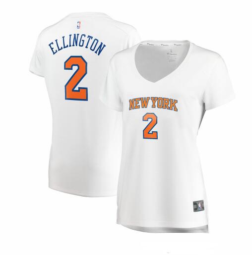 Camiseta Dennis Smith Jr. 2 New York Knicks association edition Blanco Mujer