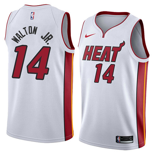 Camiseta Derrick Walton JR. 14 Miami Heat Association 2018 Blanco Hombre