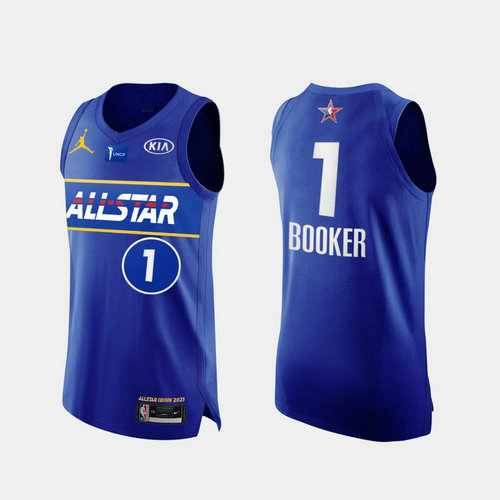 Camiseta Devin Booker 1 All Star 2021 azul Hombre