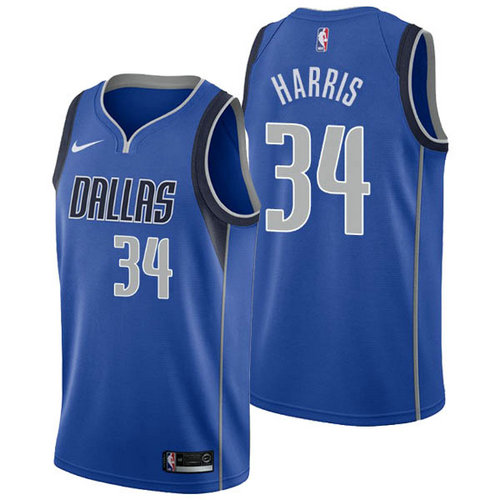 Camiseta Devin Harris 34 Dallas Mavericks nike azul Hombre
