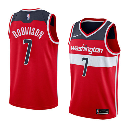 Camiseta Devin Robinson 7 Washington Wizards Icon 2018 Rojo Hombre