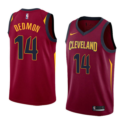 Camiseta Dewayne Dedmon 14 Cleveland Cavaliers Icon 2018 Rojo Hombre