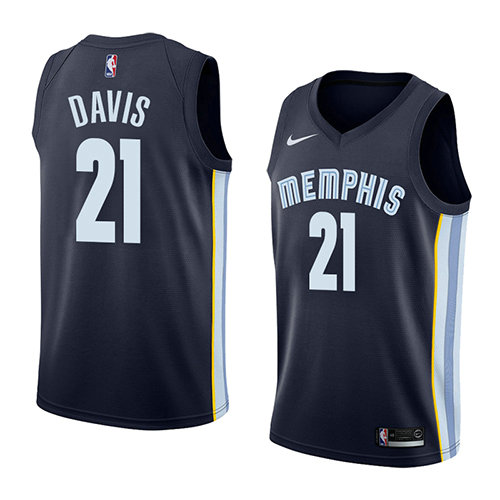 Camiseta Deyonta Davis 21 Memphis Grizzlies Icon 2018 Azul Hombre