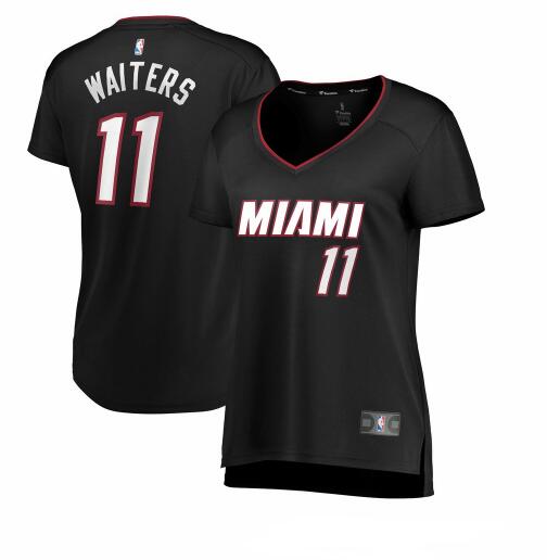 Camiseta Dion Waiters 11 Miami Heat icon edition Negro Mujer