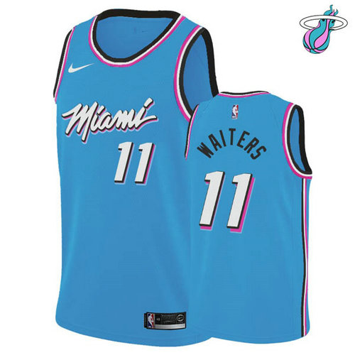 Camiseta Dion Waiters 11 Miami Heat vice night azul Hombre