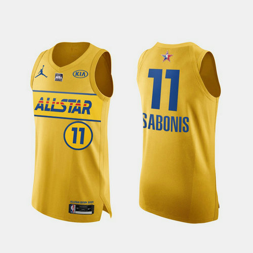 Camiseta Domantas Sabonis 11 All Star 2021 oro Hombre