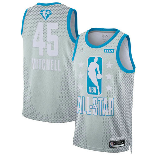 Camiseta Donovan Mitchell Jr 45 All Star 2022 GRIS Hombre