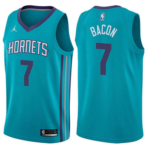 Camiseta Dwayne Bacon 7 Charlotte Hornets Icon 2017-18 Verde Hombre