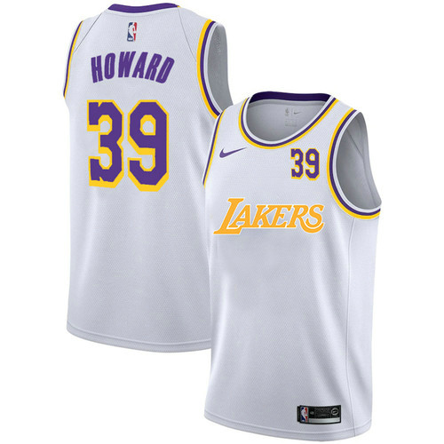 Camiseta Dwight Howard 39 Los Angeles Lakers 2021 City Edition Blanco Hombre