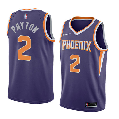 Camiseta Elfrid Payton 2 Phoenix Suns Icon 2018 Púrpura Hombre