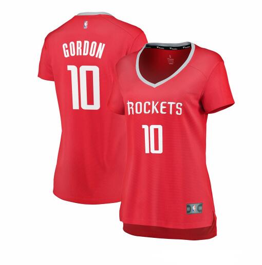 Camiseta Eric Gordon 10 Houston Rockets icon edition Rojo Mujer