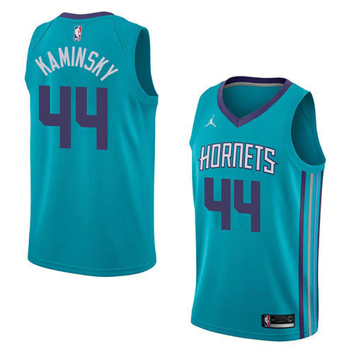 Camiseta Frank Kaminsky 44 Charlotte Hornets Icon 2018 Verde Hombre