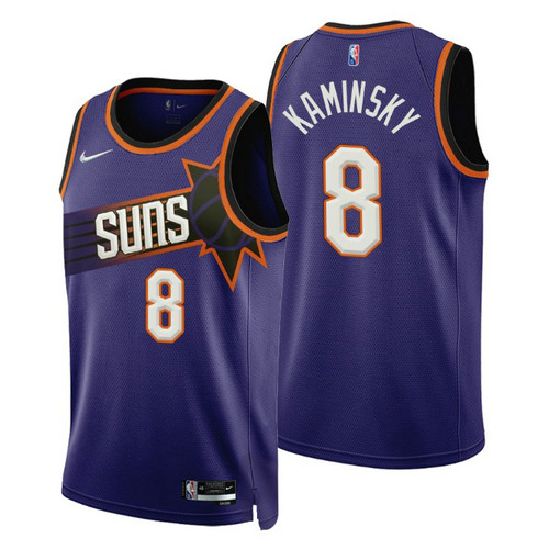 Camiseta Frank Kaminsky 8 Phoenix Suns 2022-2023 Icon Edition púrpura Hombre