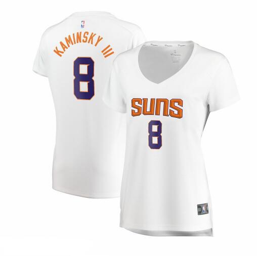 Camiseta Frank Kaminsky III 8 Phoenix Suns association edition Blanco Mujer