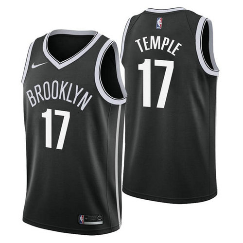 Camiseta Garrett Temple 17 Brooklyn Nets nike negro Hombre